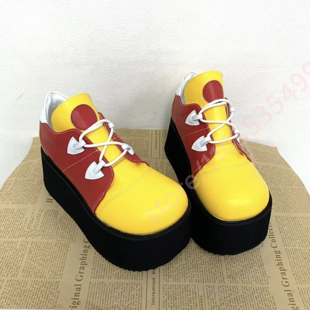 Street Fashion Y2K - Women Color Block Platform Sneakers 2026