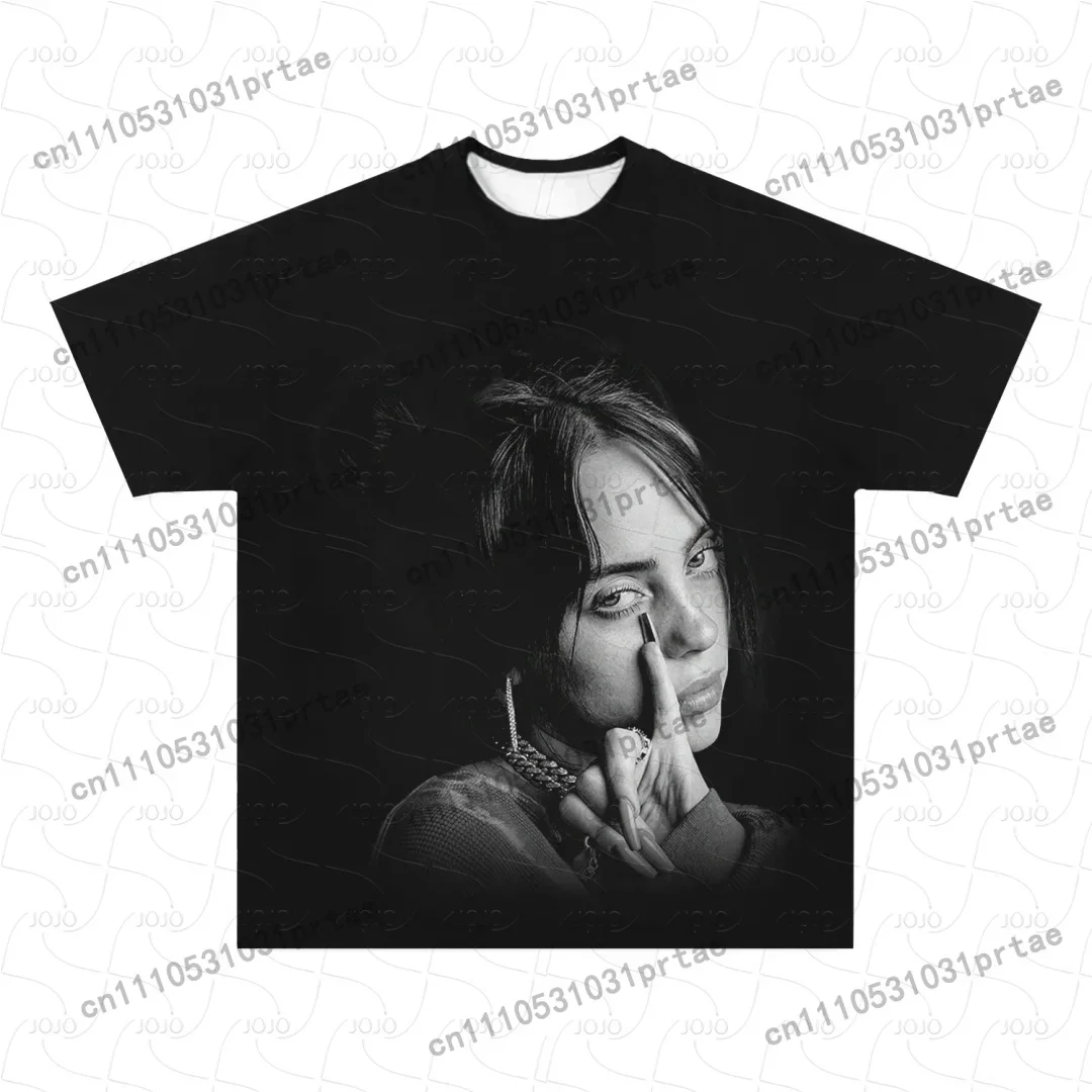 Billie Eilish Retro Pattern T- - огляд і ціна Street Fashion Men 2025