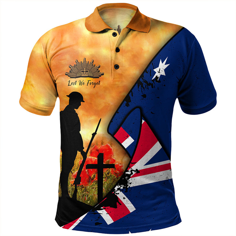 Lest We Forget Anzac Day Polo  - огляд і ціна Street Fashion Men 2025