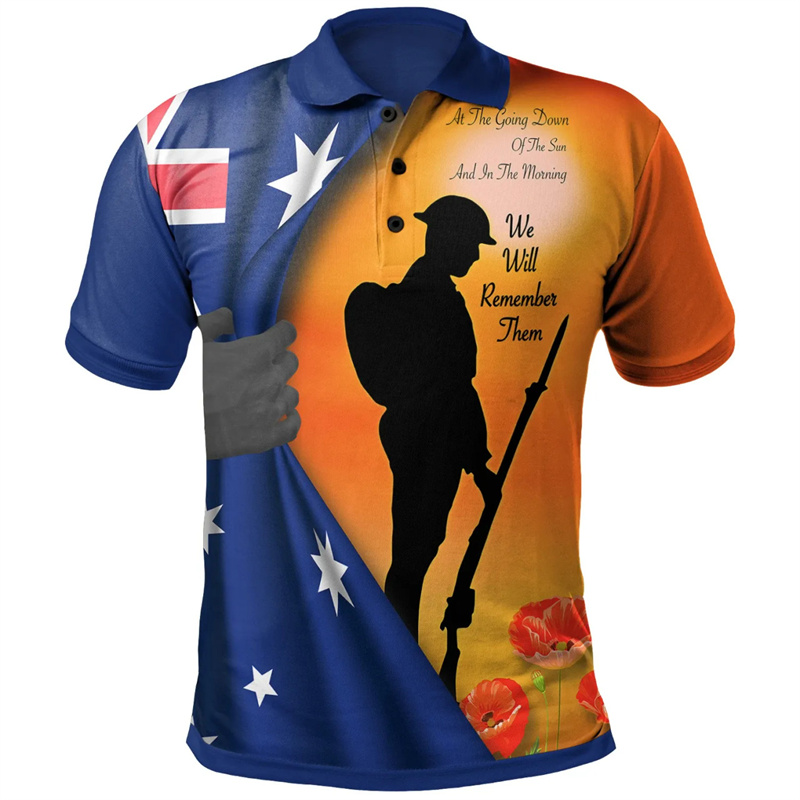 Lest We Forget Anzac Day Polo  - огляд і ціна Street Fashion Men 2025