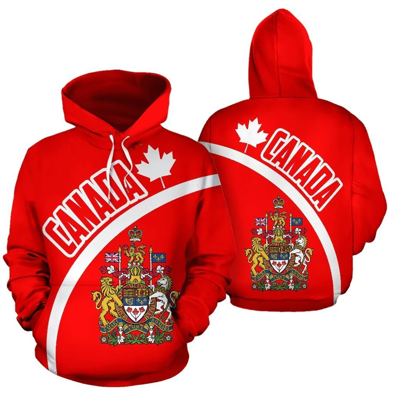 Canada Hoodie Maple Leaf 3d Pr - огляд і ціна Street Fashion Canada