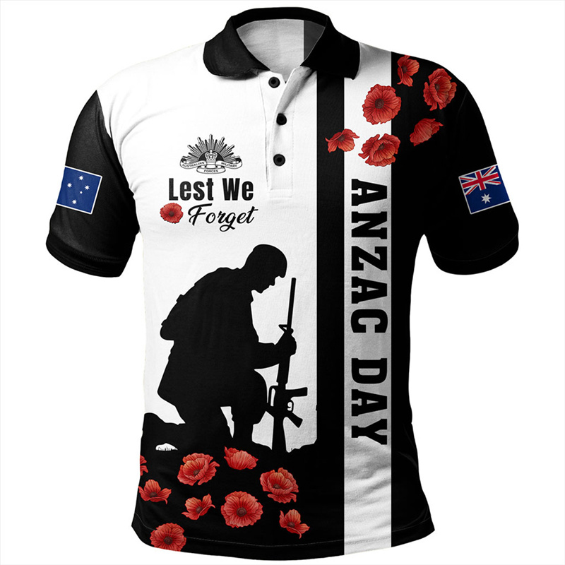 Lest We Forget Anzac Day Polo  - огляд і ціна Street Fashion Men 2025
